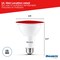 Bulbrite 90-W Equivalent, Red Color PAR38 Weatherproof Outdoor E26 Medium Base Flood LED Light Bulb COLOR 861906 - alternate 9