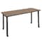 Regency Kee Mobile Training Seminar Table, 60 in W, 24 in L, Noble Oak MTC6024NOBK - alternate 1