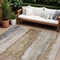 Homeroots 9' X 12' Beige Brown And Gray Abstract Washable Indoor Outdoor Area Rug 605977 - alternate 1