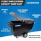 Magnum Tool Tilt Truck, 1 Cu. Yd. Covered Capacity Dump Cart with Non-Marking 12 in Wheels (2-Pack) DUC100-12-NM-02PK - alternate 5