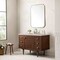 James Martin Vanities Amberly 48" Sgl Vanity, Mid-Century Walnut, w/3 CM Siberian Silestone Top w/FreePower WirelessCharger 670-V48-WLT-FSFR - alternate 10