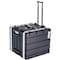 Deejay Led Fly Drive Case -12u Space ABS Molded for Tough Durable Interior and Exterior Case For 19-Inch Ampli TBH12UABSWHEELS - alternate 3