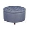 Niche Knight 28 in Large Round Pintucked Storage Ottoman with Lift off lid - Powder Blue N6270PB - alternate 1