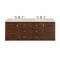 James Martin Vanities Amberly 60" Double Vanity, Mid-Century Walnut, w/ 3 CM Siberian Silestone Top 670-V60D-WLT-3SFR - alternate 10