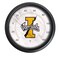 Holland Bar Stool Co University of Idaho Indoor/Outdoor LED Thermometer ODThrm14BK-08IdahoU - alternate 1