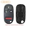 Aks Keys New Replacement Remote Keyless Fob Case Shell 4B for Honda FCC# OUCG8D-344H-A RS-HONDA-22 - alternate 2