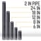 Ace Trading - Nipple 2 in. MIP each X 2 in. D MIP Black Steel 12 in. L Nipple 302U2X12 - alternate 9