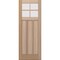 Doornmore CRF-P3G4, 37.75" x 98" ( 36" Door) Left Hand, Mahogany SDL 4 Lite Exterior Door CRF-P3G4-SW-3696_1_LI - alternate 1