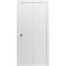 Vdomdoors Sliding Closet Bi-fold Doors 36 x 96 inches, Mela 0755 Painted White, Sturdy Tracks Moldings Trims MELA0755BF-BEM-36 x 96 (2* 18x96) - alternate 1