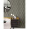 Advantage Oresome Dark Grey Grey Ogee Wallpaper 4025-82509 - alternate 3