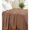 Homeroots King Taupe Cotton Woven Chevron Blanket 549255 - alternate 4