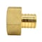 Thrifco Plumbing 3/4" x 1/2" Brass Adapter F1807 x FPT Lead Free - (PEX B) 7910074 - alternate 6