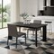 Homeroots 66" Black Solid Wood Dining Table 712222 - alternate 7