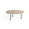 Homeroots 15" Light Brown And Black Round Solid Wood Handmade Riser Tray 609087 - alternate 9