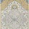 Homeroots 8' X 10' Gold Ivory And Blue Oriental Washable Indoor Outdoor Area Rug 596629 - alternate 9