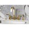 Kingston Brass Bridge Kitchen Faucet with Brass Sprayer, Brushed Brass KS8267CTLBS - alternate 6