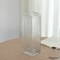 Uniquewise 12-Inch Square Frosted Clear Glass Table Vase - A Timeless Centerpiece for Dining Tables,  QI004738.CR.L - alternate 10