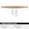Amerock Franklin 6-5/16 inch (160mm) Center-to-Center Champagne Bronze Cabinet Pull, 25PK 25VMP37053CZ - alternate 5