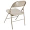 Elama 4 Piece for Indoor and Outdoor Metal Folding Chairs in Beige ELM-J0336A-B - alternate 7