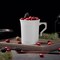 Smarty Had A Party 8 oz. White with Silver Edge Rim Round Plastic Coffee Mugs (120 Mugs), 120PK 6934-WHS-CASE - alternate 1