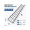 Kable Kontrol Wire Mesh Cable Tray, 6 in W x 2 in D x 10 in L, Black Coated, 30PK KK-6X2X10-BK-30 - alternate 7