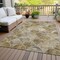 Homeroots 9' X 12' Taupe Beige And Gray Abstract Washable Indoor Outdoor Area Rug 577689 - alternate 9