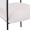 Leisuremod Cyril Collection Modern Chair in White Faux Fur, 2PK CDCF22W2 - alternate 10
