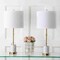 Jonathan Y Hopper 27 in. Marble/Crystal LED Table Lamp, Brass, 2PK JYL5003A-SET2 - alternate 8