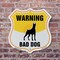 Signmission Beware Of Dog Shield Sign Warning Bad Do, 6 Inch X 6 Inch, Plastic Sign SHI-P-6-361 - alternate 6