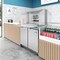 Koolmore 36 in. Commercial Refrigerated Prep Station with Sneeze Guard and Buffet Slide, 6 Pans Storage KM-RBT-36CSFG - alternate 8