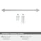 Amerock Davenport 12-5/8 inch 320mm Center-to-Center Satin Nickel Cabinet Pull BP36698G10 - alternate 3
