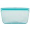 Progress Int STORAGE BAG 112 Cup Capacity Zipper Closure Turquoise Silicone Reusable PKS-20T - alternate 1