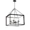 Jonathan Y Anna 21" 4-light Metal/Glass LED Pendant, Oil Rubbed Bronze JYL7413A - alternate 13