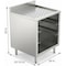 Amgood 22-1/2 in. x 24 in. x 30 in Stainless Steel Glass Rack Storage Cabinet With Rack Slides AMG GRSC-2224-Z - alternate 9