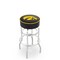 Holland Bar Stool Co 30" 4" Iowa Cushion Seat, Double-Ring Chrome Swivel Bar Stool L7C130IowaUn - alternate 1