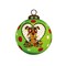 Homeroots Charming Dog in a Heart Hand Painted Mouth Blown Glass Ornament 477473 - alternate 1