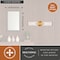 Vaxcel Levitt 2 Light Satin Brass Mid-Century Modern Industrial Bathroom Vanity Fixture Clear Glass W0390 - alternate 10