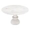 Homeroots 51" White Marble and Wood Pedestal Base Round Top Dining Table 623353 - alternate 8