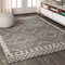 Jonathan Y Amir Moroccan Beni Souk Gray/Cream 12 ft. x 15 ft. Area Rug MOH200C-15 - alternate 7