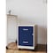 Space Solutions 14.25 in W 2 Drawer Mobile Vertical File Cabinet W/ Accessory Drawer, Pearl White / Navy 25940 - alternate 8