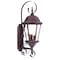 Homeroots Three Light Dark Brown Swing Arm Lantern Wall Light 398394 - alternate 6
