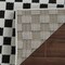Homeroots 6' X 9' Black and White Geometric Distressed Indoor Outdoor Area Rug 558811 - alternate 9