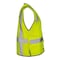 Dome75 Safety Vest, Polyester, Reinforced Front Zipper Closure Closure, HiVis Yellow, Size MD DV3521 - alternate 9