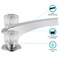 Dura Faucet Used For Bathtub Adjustable Two Handle Tub Spout Crystal Acrylic Knobs Chrome Polished DF-SA630A-CP - alternate 4