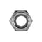 Auveco 1/4in-28 Nylon Insert Hex Stop Nut Zinc, 100PK 9540 - alternate 2