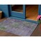 Homeroots 3' X 5' Purple And Green Abstract Washable Indoor Outdoor Area Rug 609388 - alternate 1