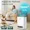 Edendirect 1100 sq. ft. True HEPA 13 Personal Console Air Purifier in Whites, Activated Carbon, 99.97% Cleaner ZR-JF239 - alternate 8