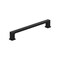 Amerock Bridgeport 6-5/16 inch (160mm) Center-to-Center Matte Black Cabinet Pull, 25PK 25VMP37033MB - alternate 1