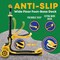 Lifemaster Kids 3-Wheel Scooter w/ Foldable Seat, LED Wheels, Adjustable Handlebar, Indoor/Outdoor Yellow LIFMS62 - alternate 9