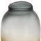 Homeroots 11" Charcoal And Orange Ombre Round Glass Table Vase 574234 - alternate 10